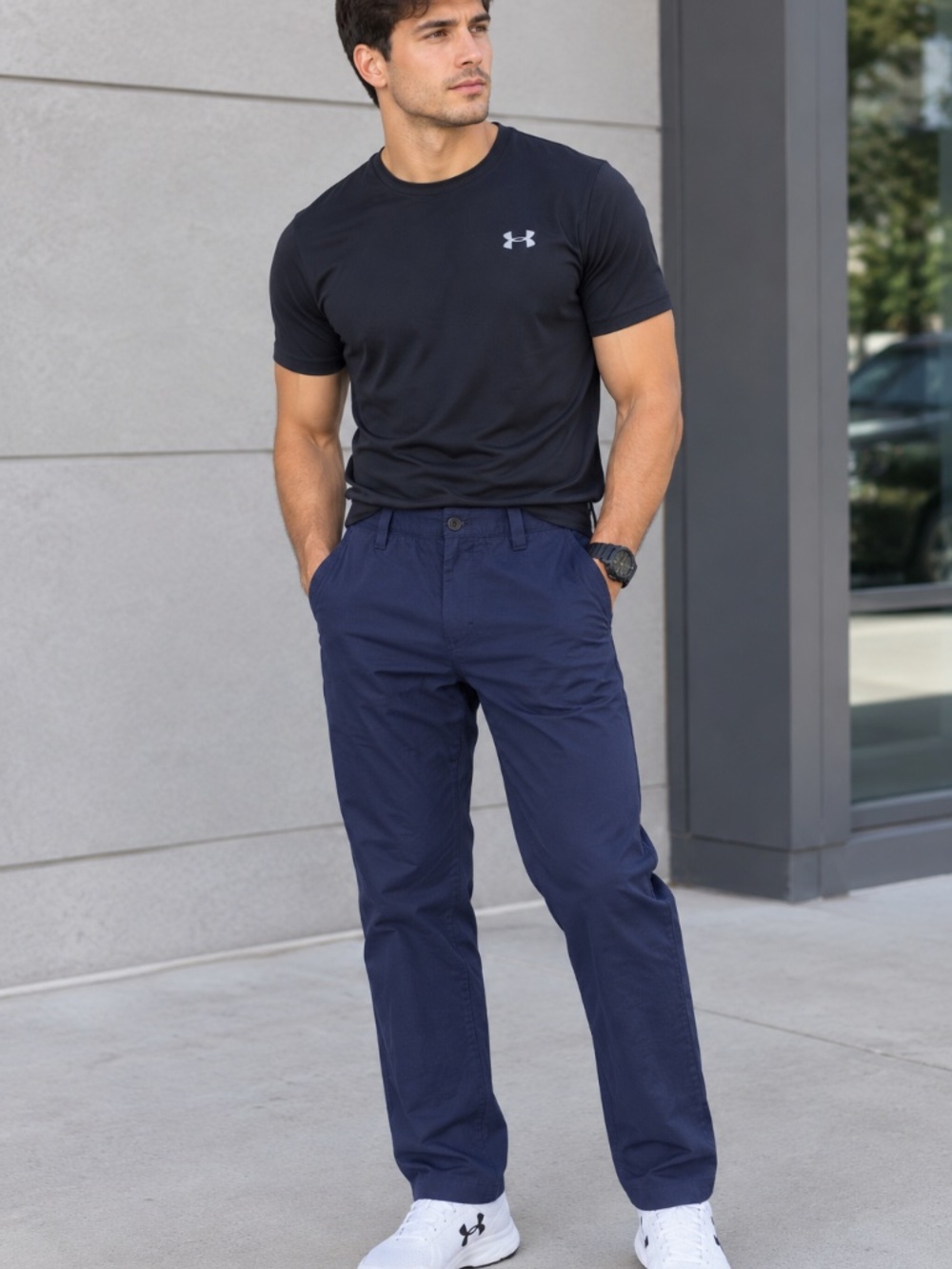 Under Armour Men’s Navy Blue Pants – Stylish & Versatile